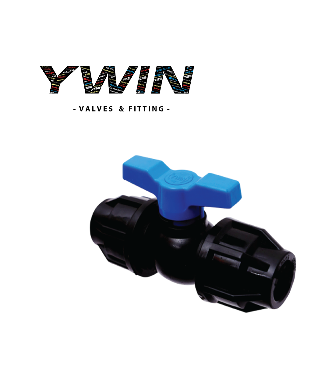 Van nhựa YWIN 2 đầu rắc co        YW-106